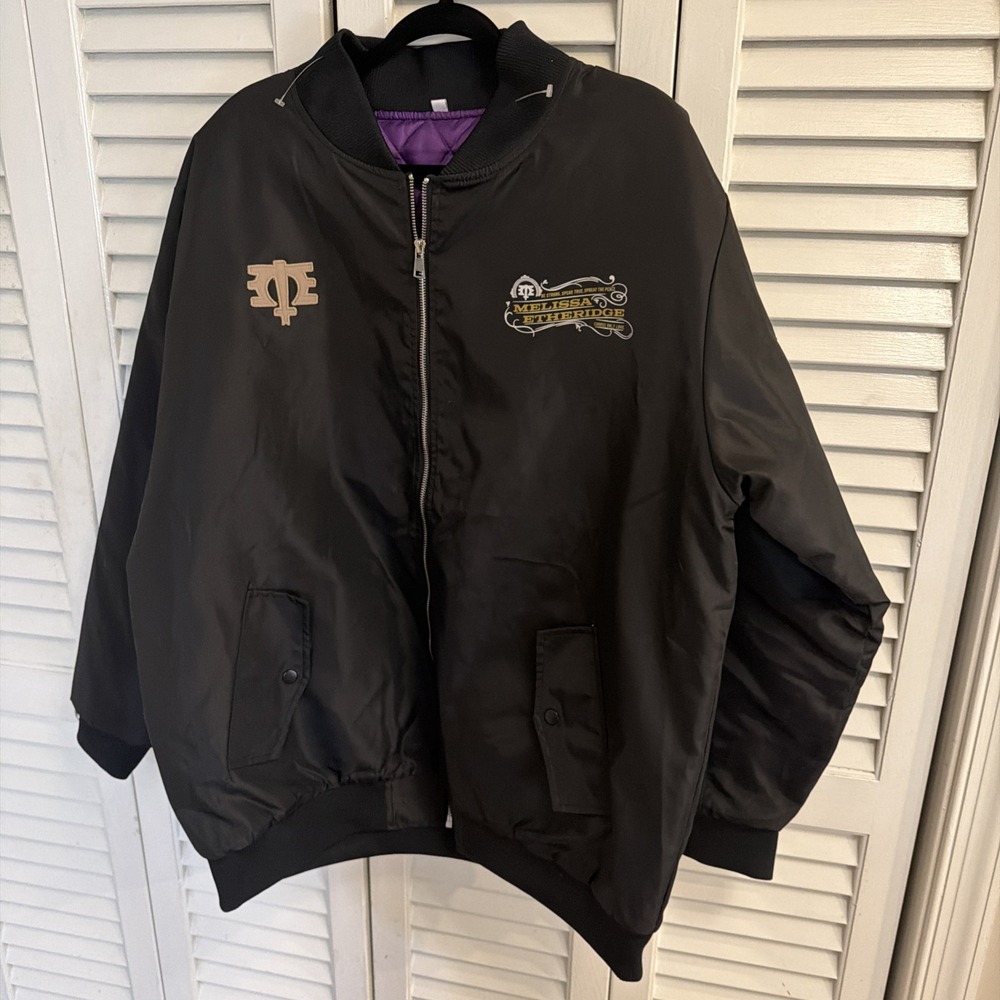 Melissa Etheridge Limited Edition Tour Crew Jacket 2025 Black XXL New
